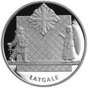 1 Lats Latgale reverse image