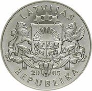 1 Lats Bobsleigh obverse image