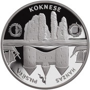1 Lats Koknese reverse image