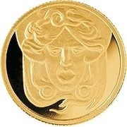 1 Lats Art Nouveau. Riga reverse image