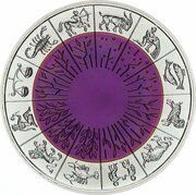 1 Lats Coin of Time II reverse image