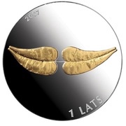 1 Lats Coin of Life reverse image