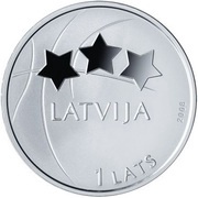 1 Lats Basketball obverse image