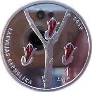 1 Lats Independence obverse image