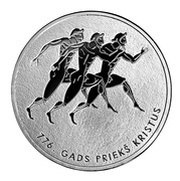 1 Lats 100 years in Olympic Games reverse image