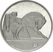 1 Lats Kārlis Zāle reverse image