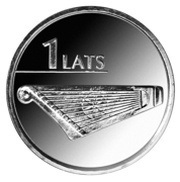 1 Lats Kokle reverse image