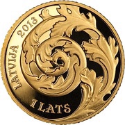 1 Lats Oh, holy Lestene! obverse image