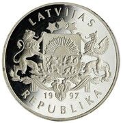 10 Latu Riga Ship obverse image