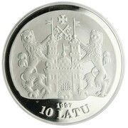 10 Latu 17th Century Riga obverse image