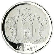 10 Latu 18th Century Riga obverse image