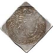 ½ Thaler - Leopold V Klippe, Austria, 1632-1633 reverse image