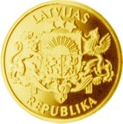 100 Latu Proclamation of the Republic of Latvia obverse image