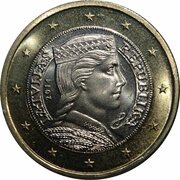 1 Euro obverse image