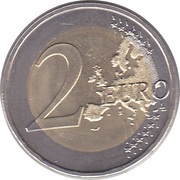 2 Euros reverse image