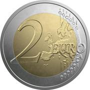 2 Euros 30 Years of European Union Flag reverse image