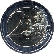 2 Euros Latgale reverse image