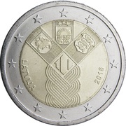2 Euros 100th Anniversary of the Baltic States obverse image