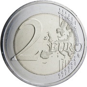 2 Euros Zemgale, Latvia, 2018 reverse image