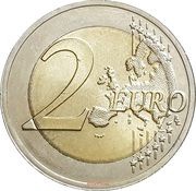 2 Euros Latgalian Ceramics, Latvia, 2020 reverse image