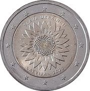 2 Euros Sunflower for Ukraine obverse image
