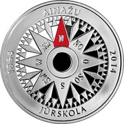 5 Euros Ainazi Nautical School obverse image