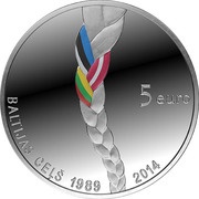 5 Euros The Baltic Way obverse image