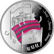 5 Euros Fairy tale coin I. Five cats obverse image