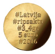 5 Euros Gold Brooches "The Disc Fibula" obverse image