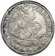 1 Thaler - Ferdinand II of Tyrol obverse image