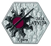 5 Euros Christmas battles obverse image
