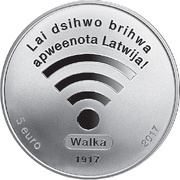 5 Euro The First session of LPNC obverse image
