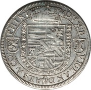 1 Thaler - Ferdinand II of Tyrol, Austria, 1584-1595 reverse image