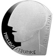 5 Euro Niklāvs Strunke obverse image