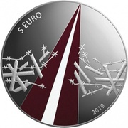 5 Euro Freedom Fights (1918-1920), Latvia, 2019 reverse image