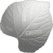 5 Euros Linden leaf; Silver obverse image