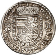 1 Thaler - Ferdinand II of Tyrol, Austria, 1584-1595 reverse image