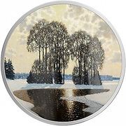 5 Euros Vilhelms Purvītis, Latvia, 2022 reverse image