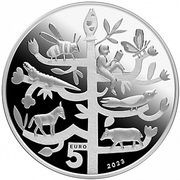 5 Euro Stardust, Latvia, 2023 reverse image