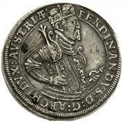 1 Thaler - Ferdinand II of Tyrol obverse image