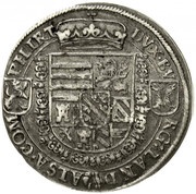 1 Thaler - Ferdinand II of Tyrol, Austria, 1584-1595 reverse image