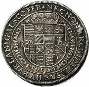 1 Thaler - Rudolf II, Austria, 1603 reverse image