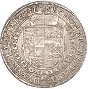 1 Thaler - Rudolf II, Austria, 1603 reverse image