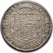1 Thaler - Rudolf II, Austria, 1606 reverse image