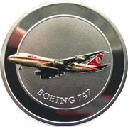 5 Līrāt / Livres MEA, Boeing 747, Lebanon, 2015 reverse image