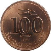 100 Līrah / Livres reverse image