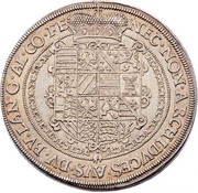 1 Thaler - Rudolf II, Austria, 1610 reverse image