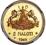 2 Maloti - Moshoeshoe II reverse image