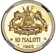 10 Maloti - Moshoeshoe II reverse image