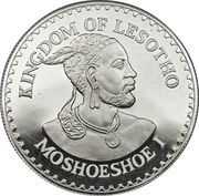 10 Maloti - Moshoeshoe II International Year of the Child; Piedfort obverse image